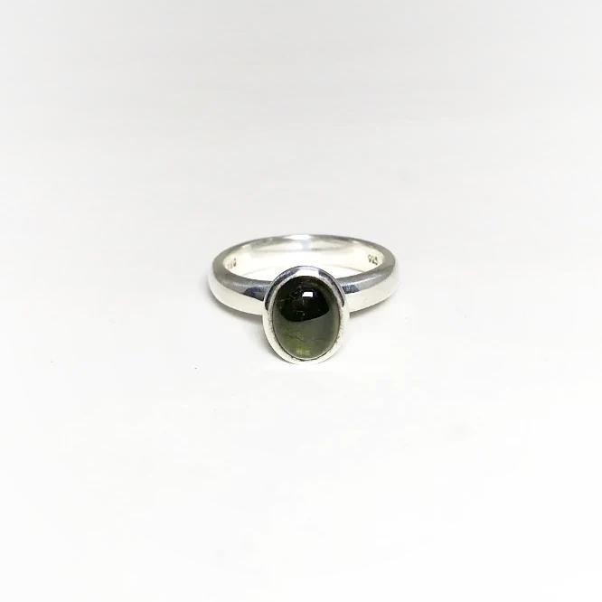 Green Tourmaline Ring - Rocks and Gems Canada