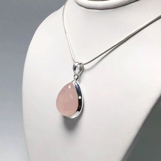 Rose Quartz Pendant - Rocks and Gems Canada