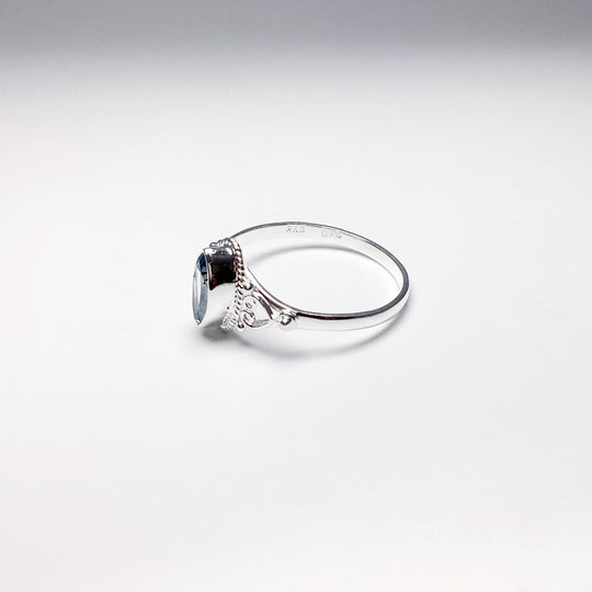 Blue Topaz Ring - Rocks and Gems Canada
