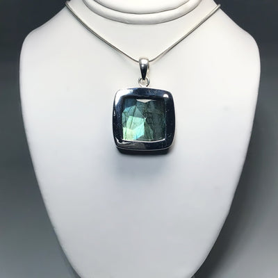 Faceted Labradorite Pendant