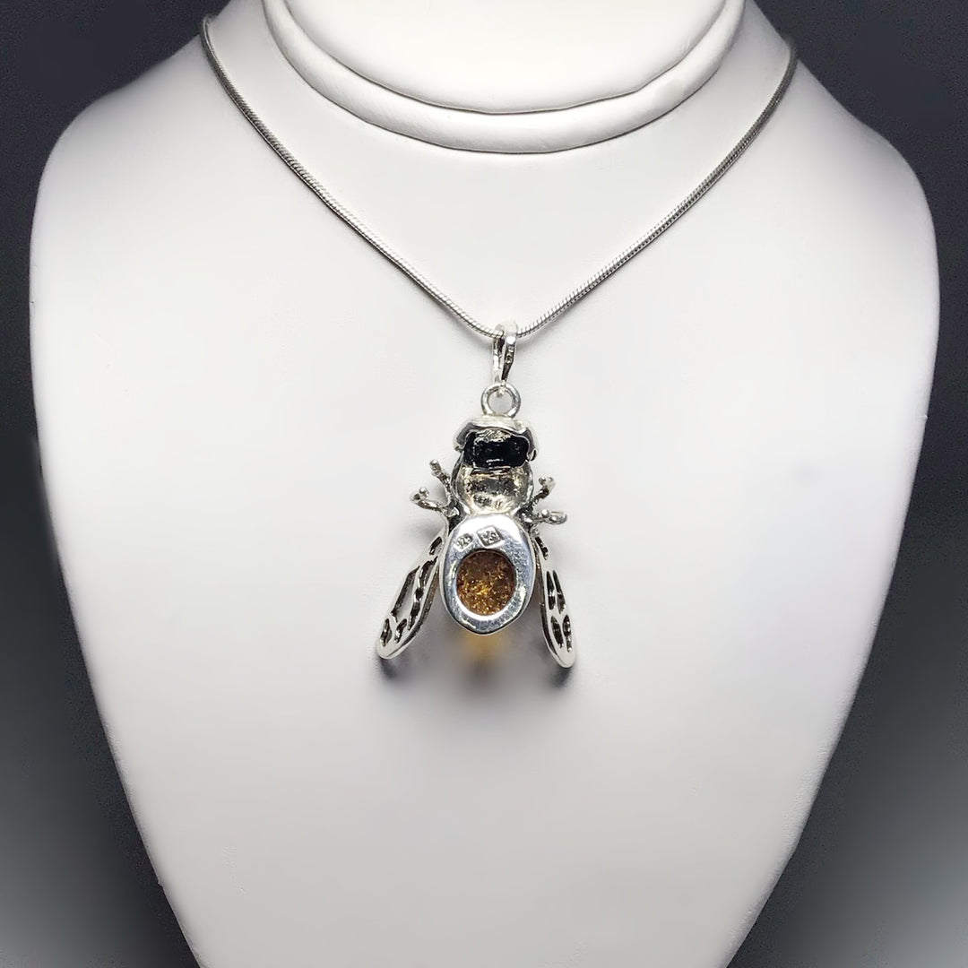 Cognac Amber Pendant - Rocks and Gems Canada
