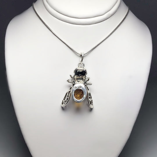 Cognac Amber Pendant - Rocks and Gems Canada