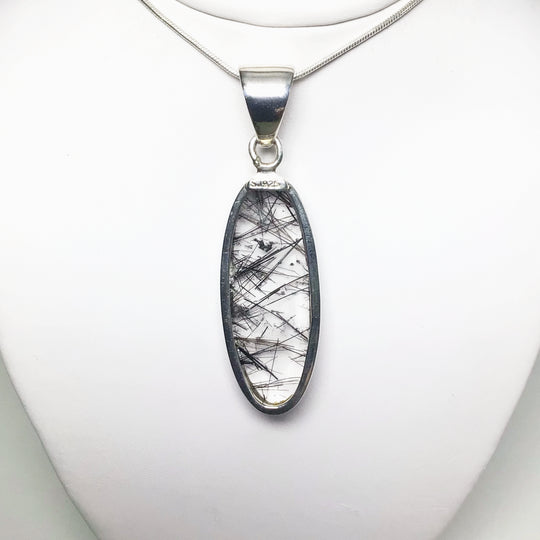 Tourmalated Quartz Pendant - Rocks and Gems Canada