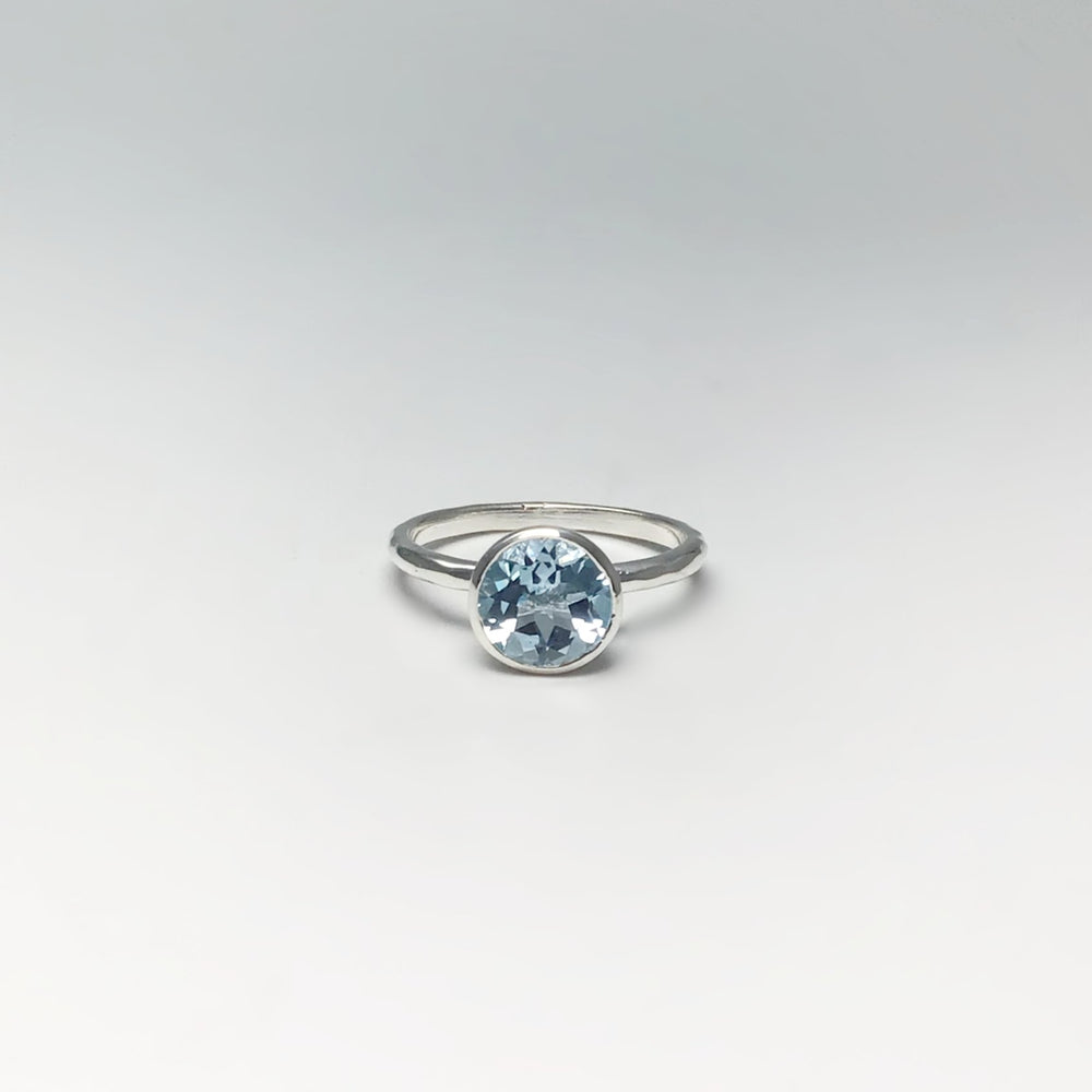 Blue Topaz Ring - Rocks and Gems Canada