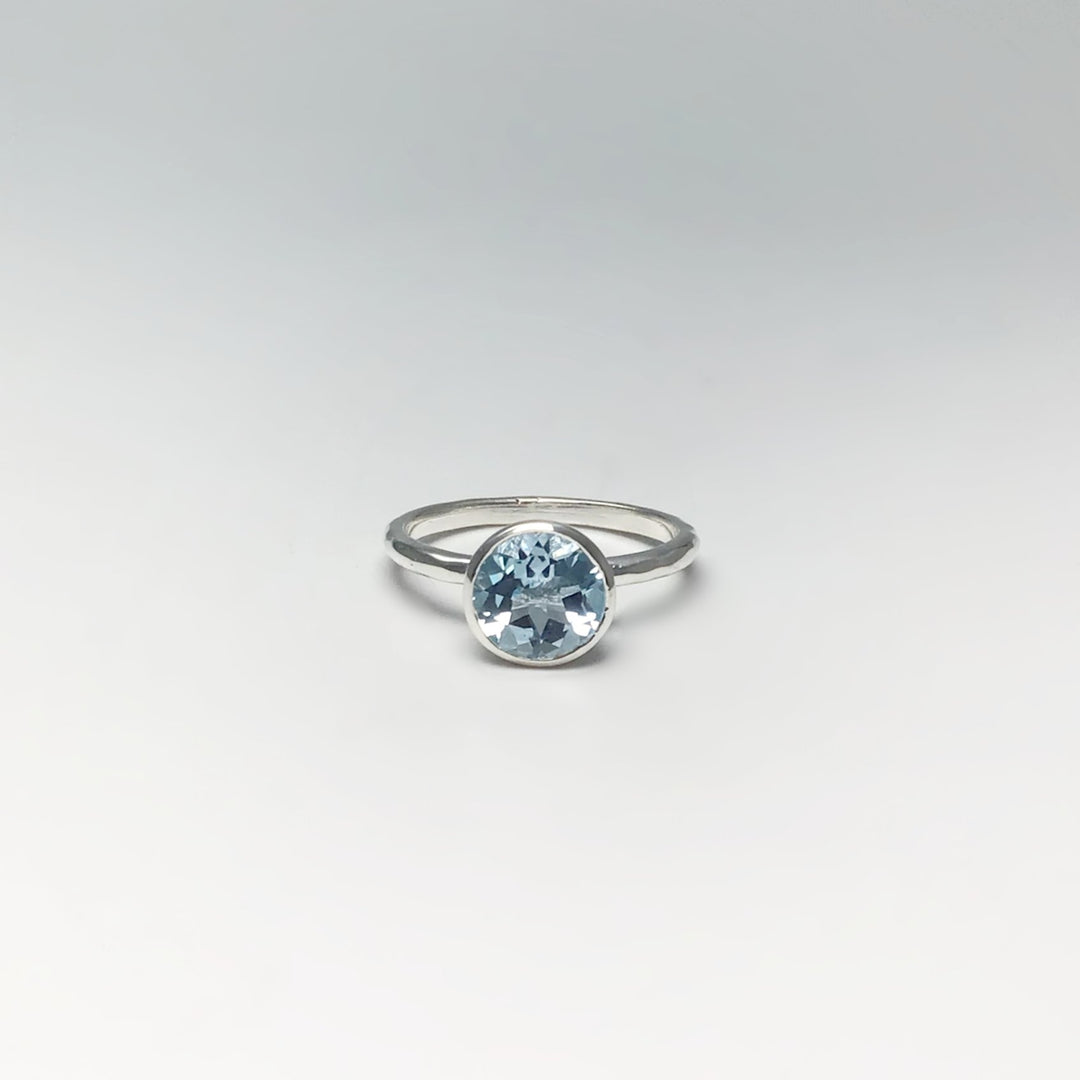 Blue Topaz Ring - Rocks and Gems Canada