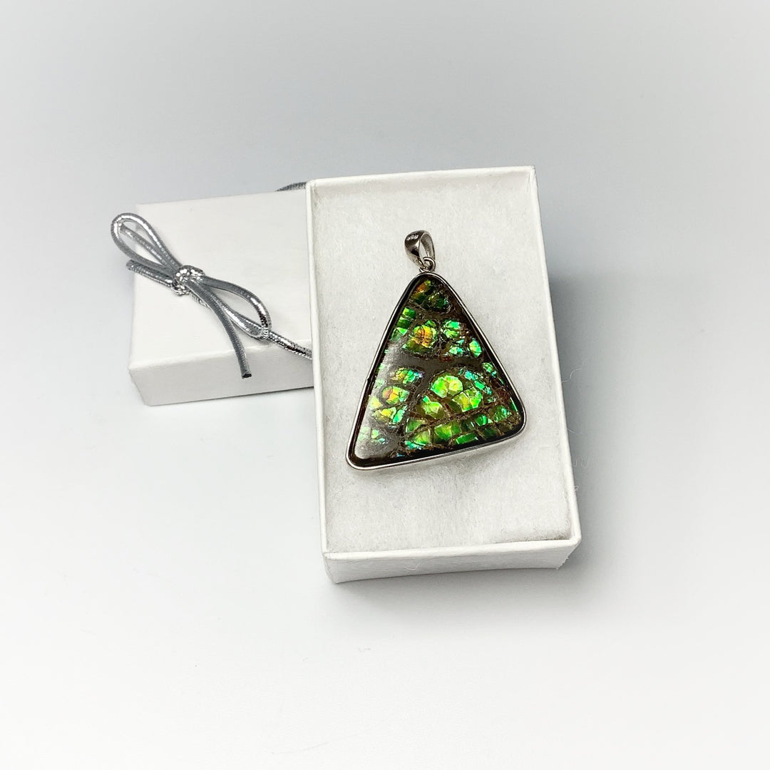 Alberta Ammolite Pendant - Rocks and Gems Canada