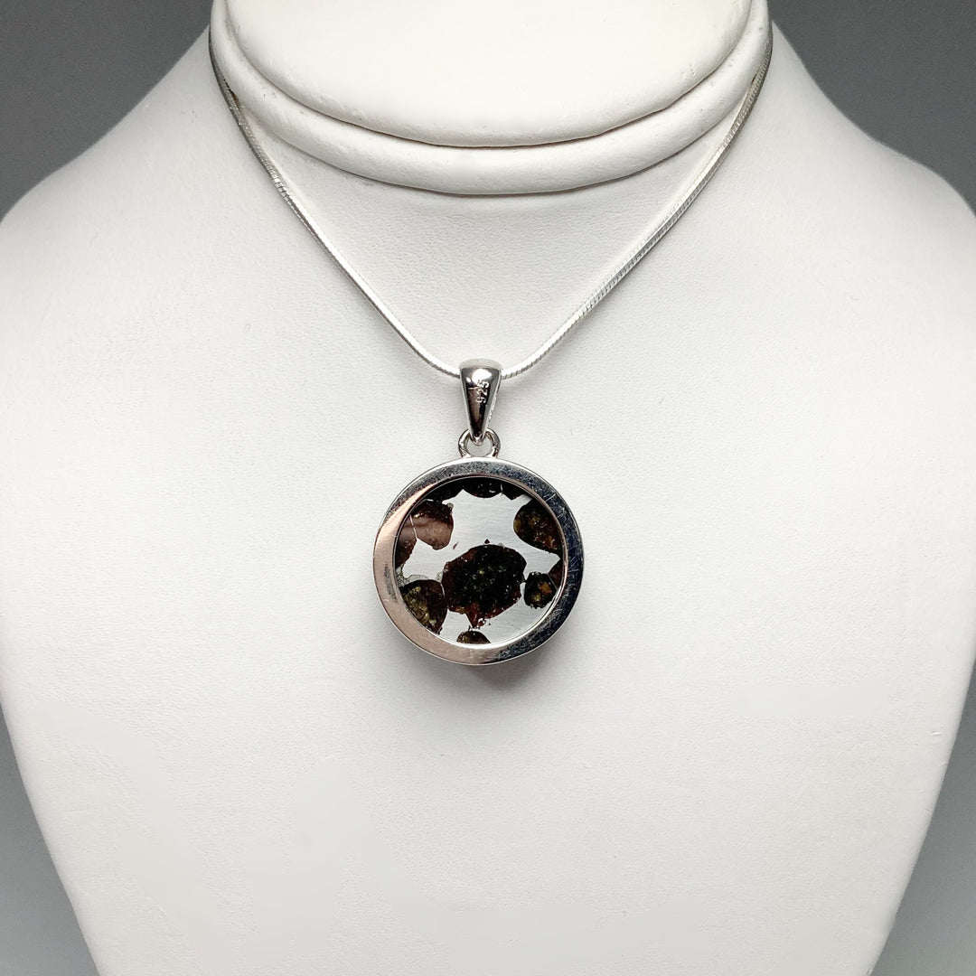 Sericho Meteorite Round Pendant - Rocks and Gems Canada