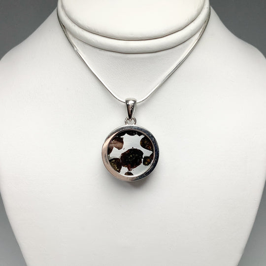 Sericho Meteorite Round Pendant - Rocks and Gems Canada