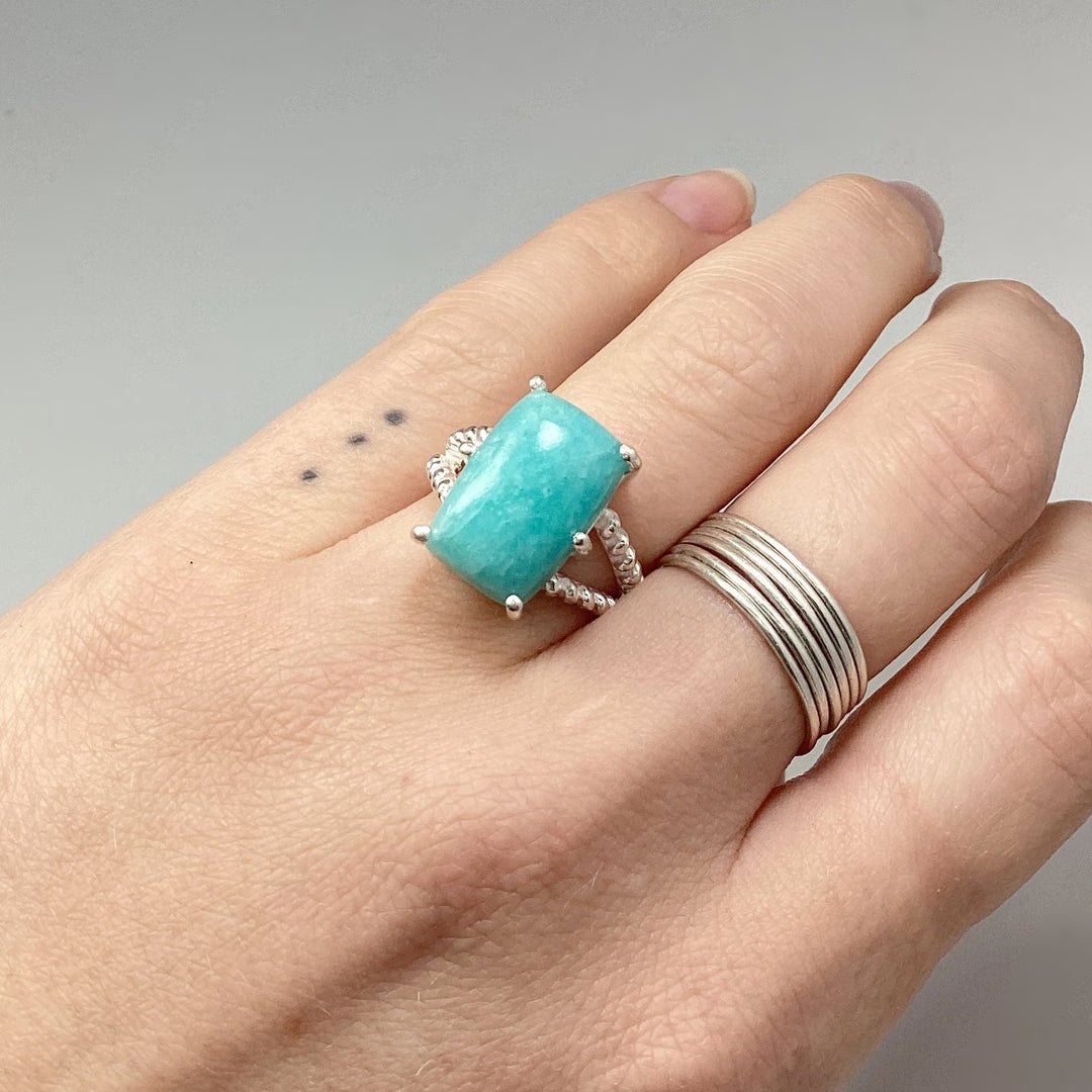 Amazonite Ring - Rocks and Gems Canada