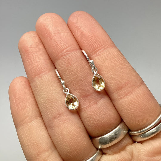 Citrine Dangle Earrings - Rocks and Gems Canada