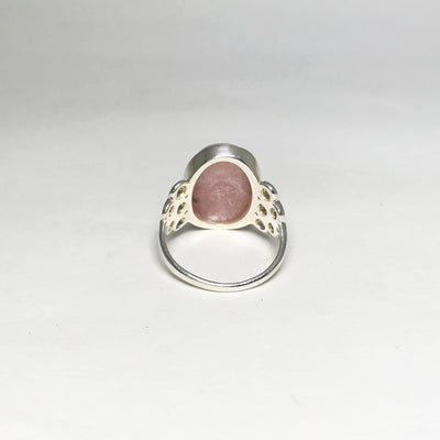 Pink Peruvian Opal Ring