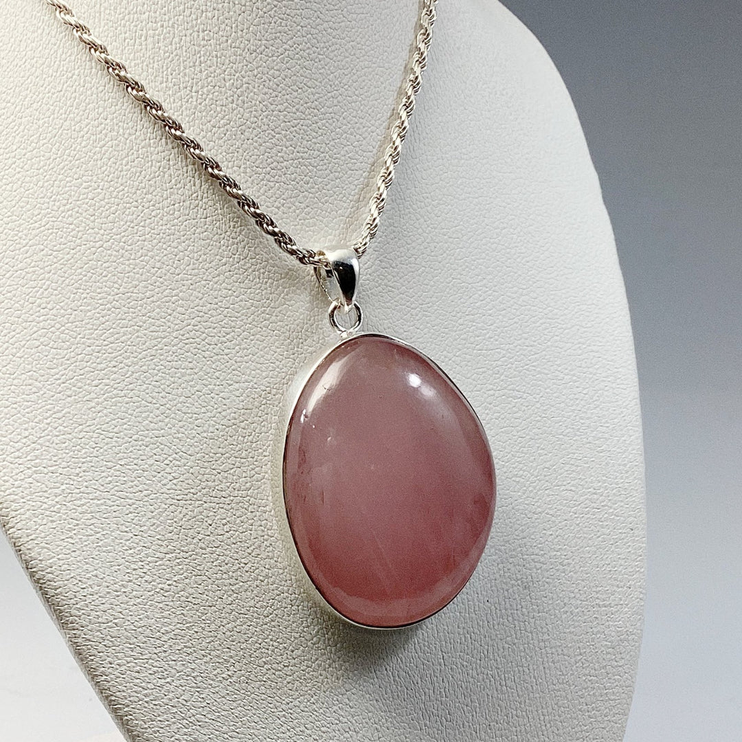 Rose Quartz Pendant - Rocks and Gems Canada