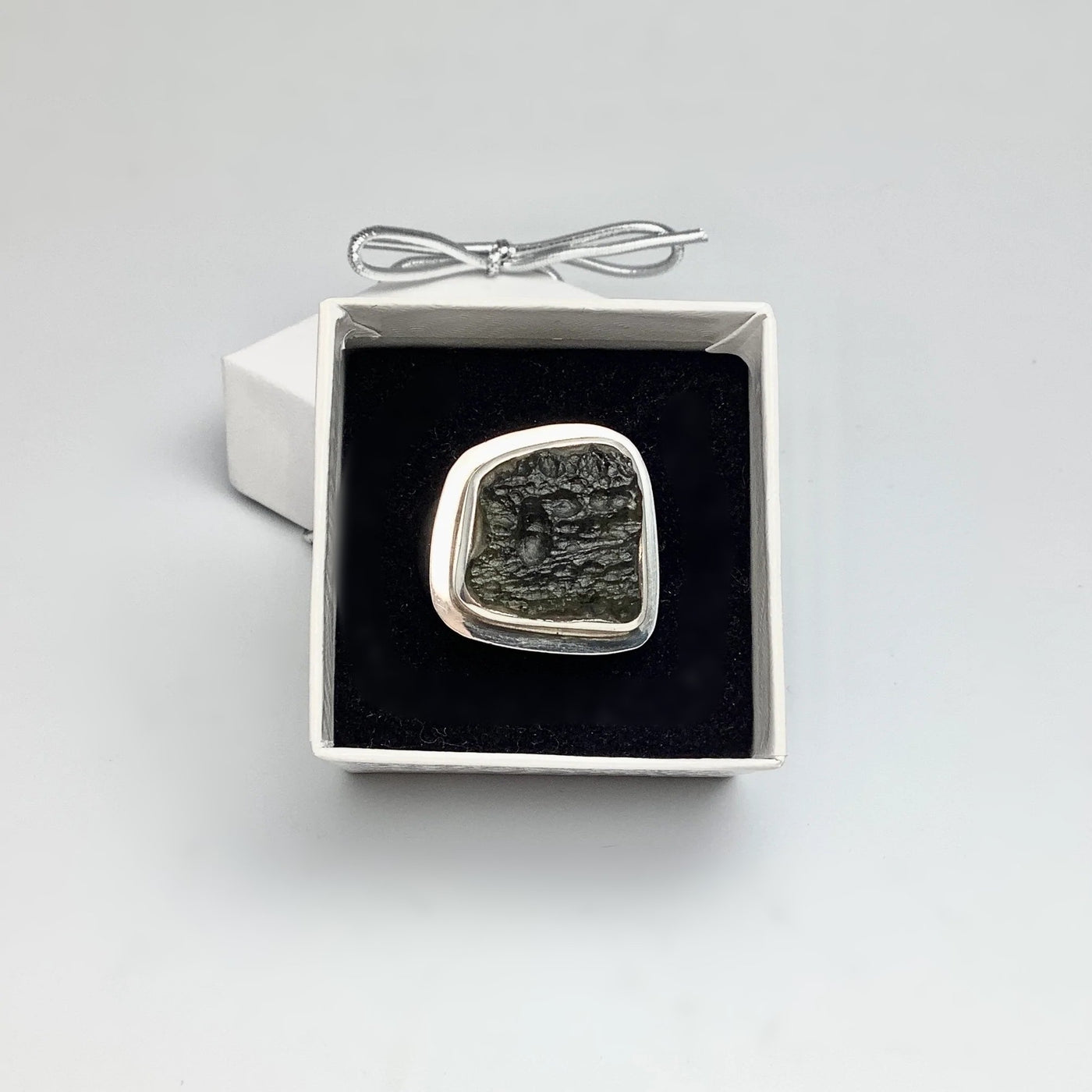 Moldavite Ring