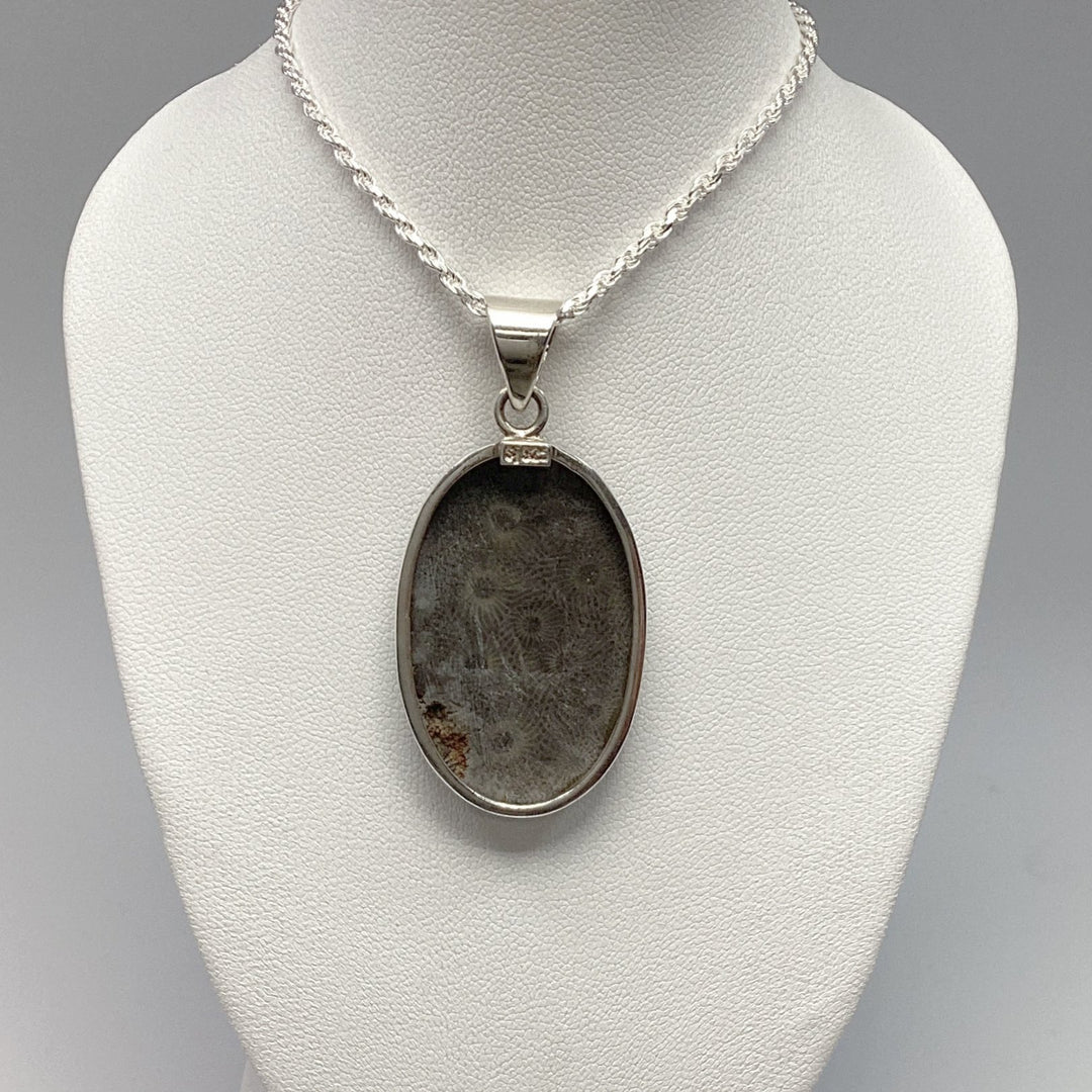 Fossilized Coral Pendant - Rocks and Gems Canada