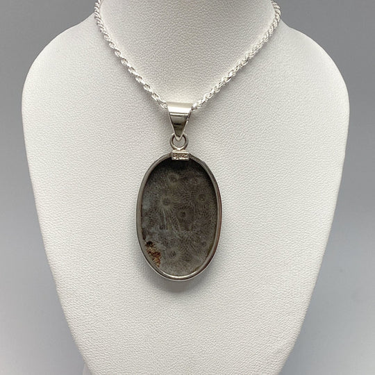 Fossilized Coral Pendant - Rocks and Gems Canada