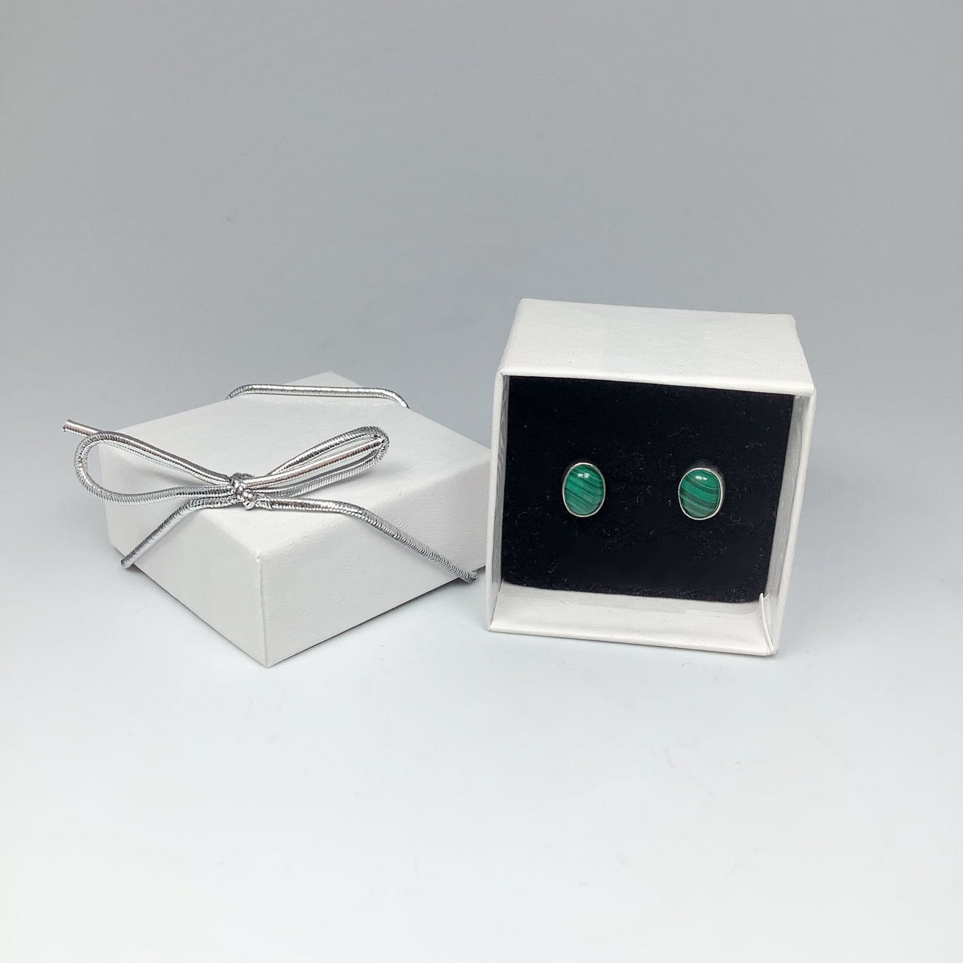 Malachite Stud Earrings