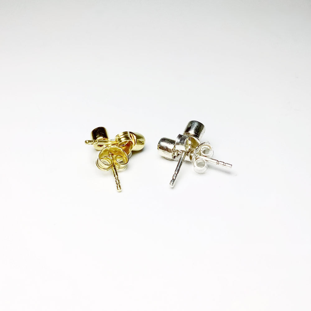 Blue Topaz Stud Earrings - Rocks and Gems Canada