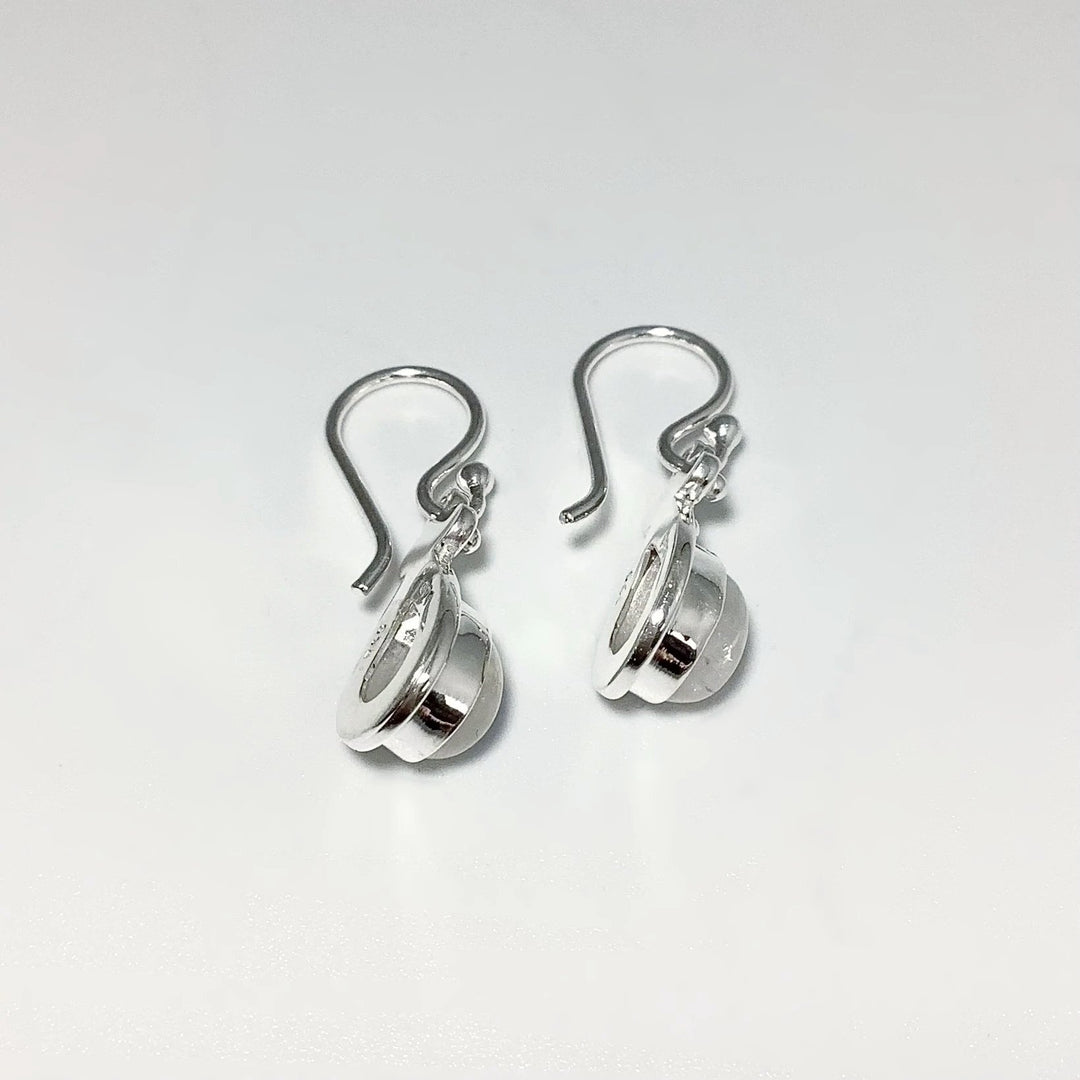 Rainbow Moonstone Dangle Earrings - Rocks and Gems Canada