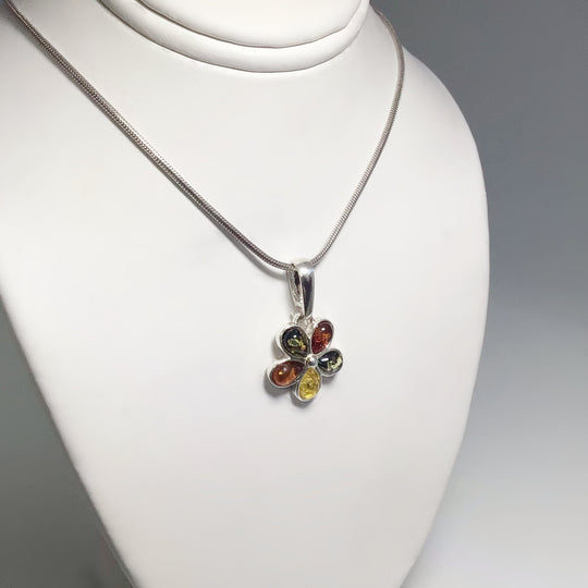 Mixed Amber Pendant - Rocks and Gems Canada