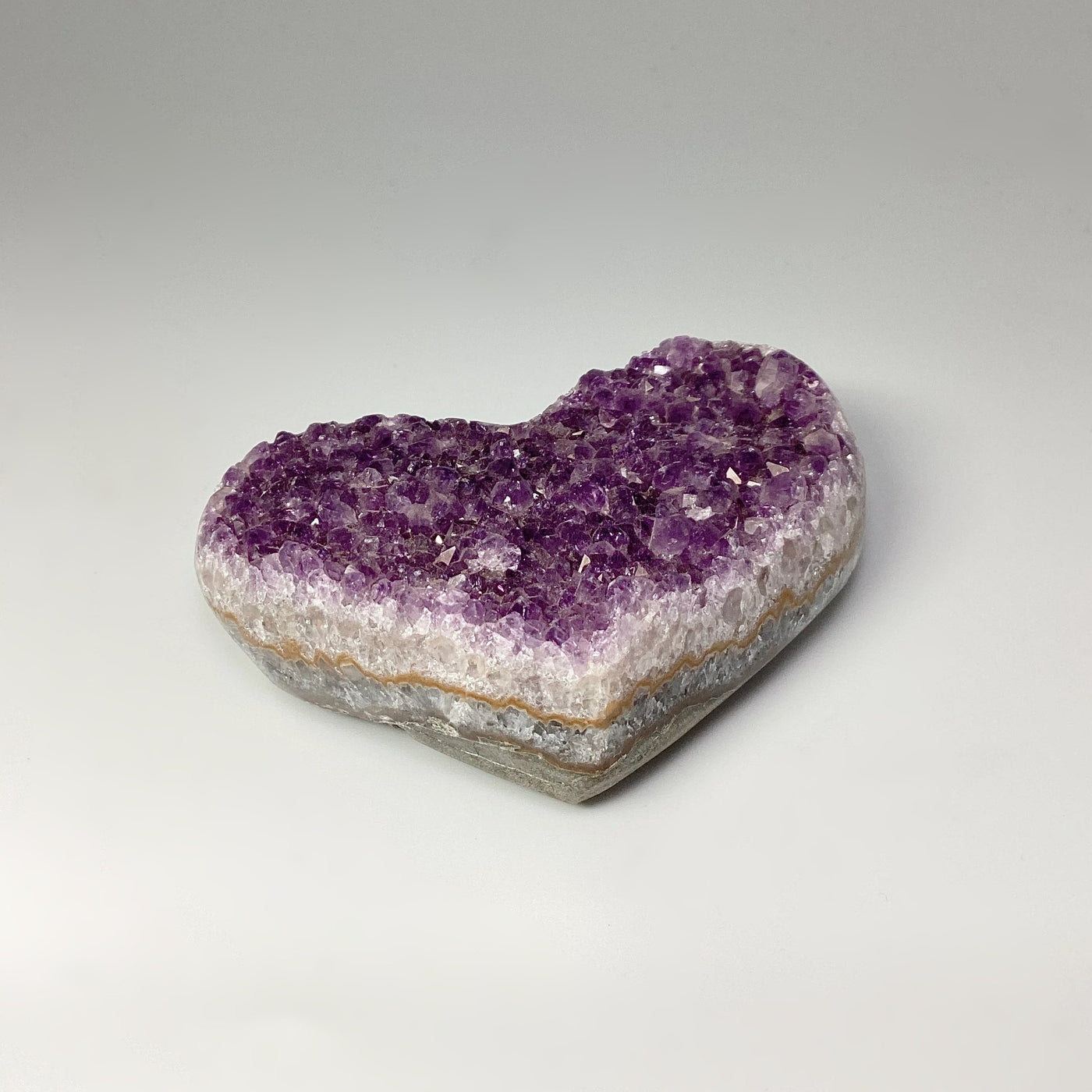 Amethyst Druze Cluster Heart