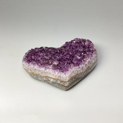 Amethyst Druze Cluster Heart