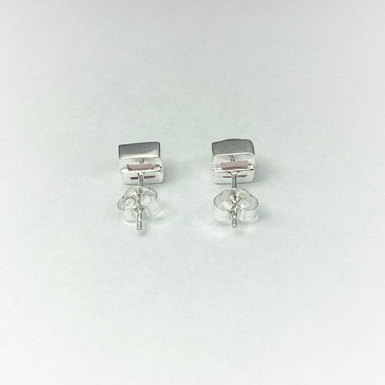Rose Quartz Stud Earrings - Rocks and Gems Canada