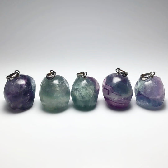 Fluorite Skull Pendant - Rocks and Gems Canada