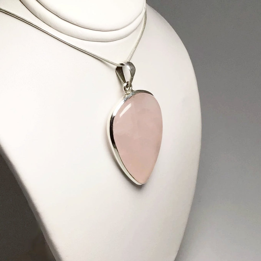 Rose Quartz Pendant - Rocks and Gems Canada