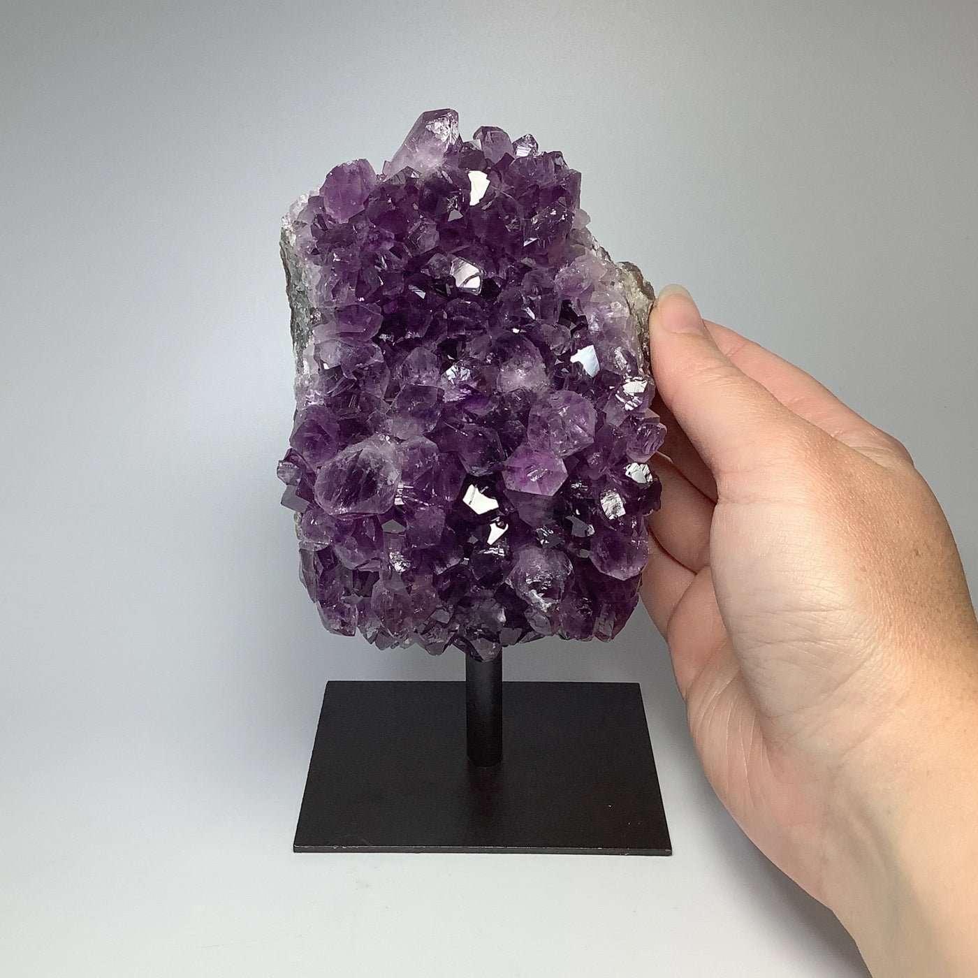 Amethyst Druze Cluster on Stand