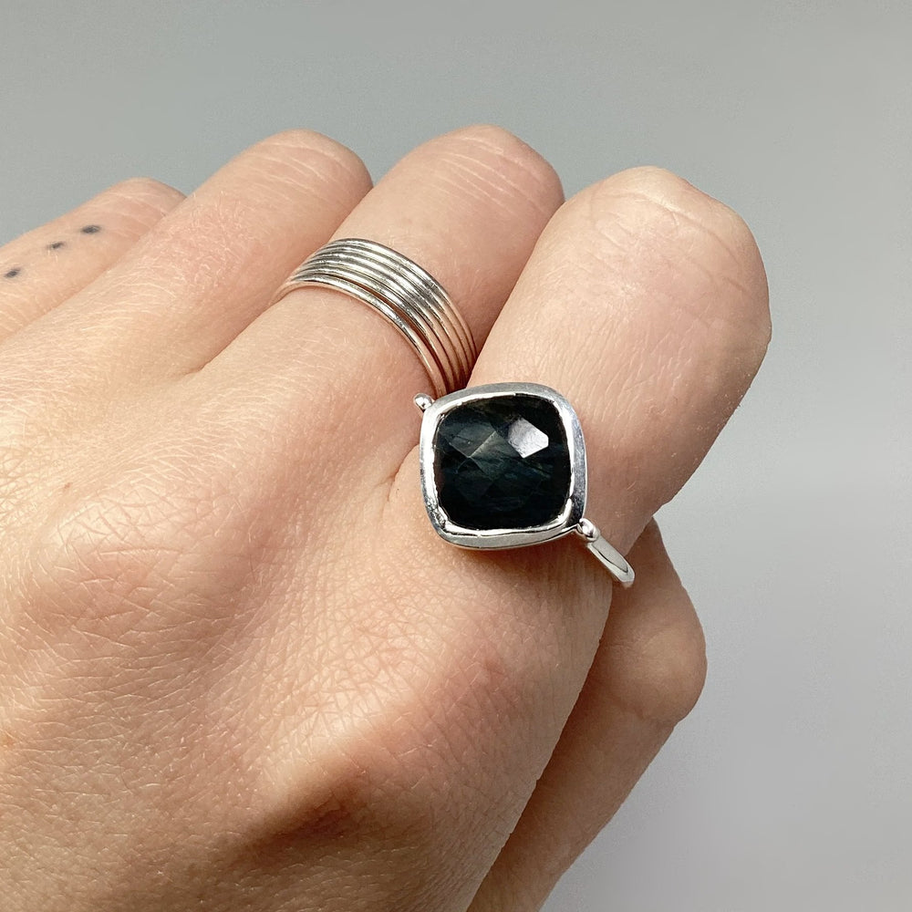 Blue Tiger Eye Ring - Rocks and Gems Canada