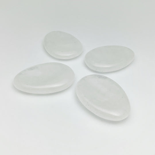 Small Worry Stone - Milky Quartz - Rocks and Gems Canada