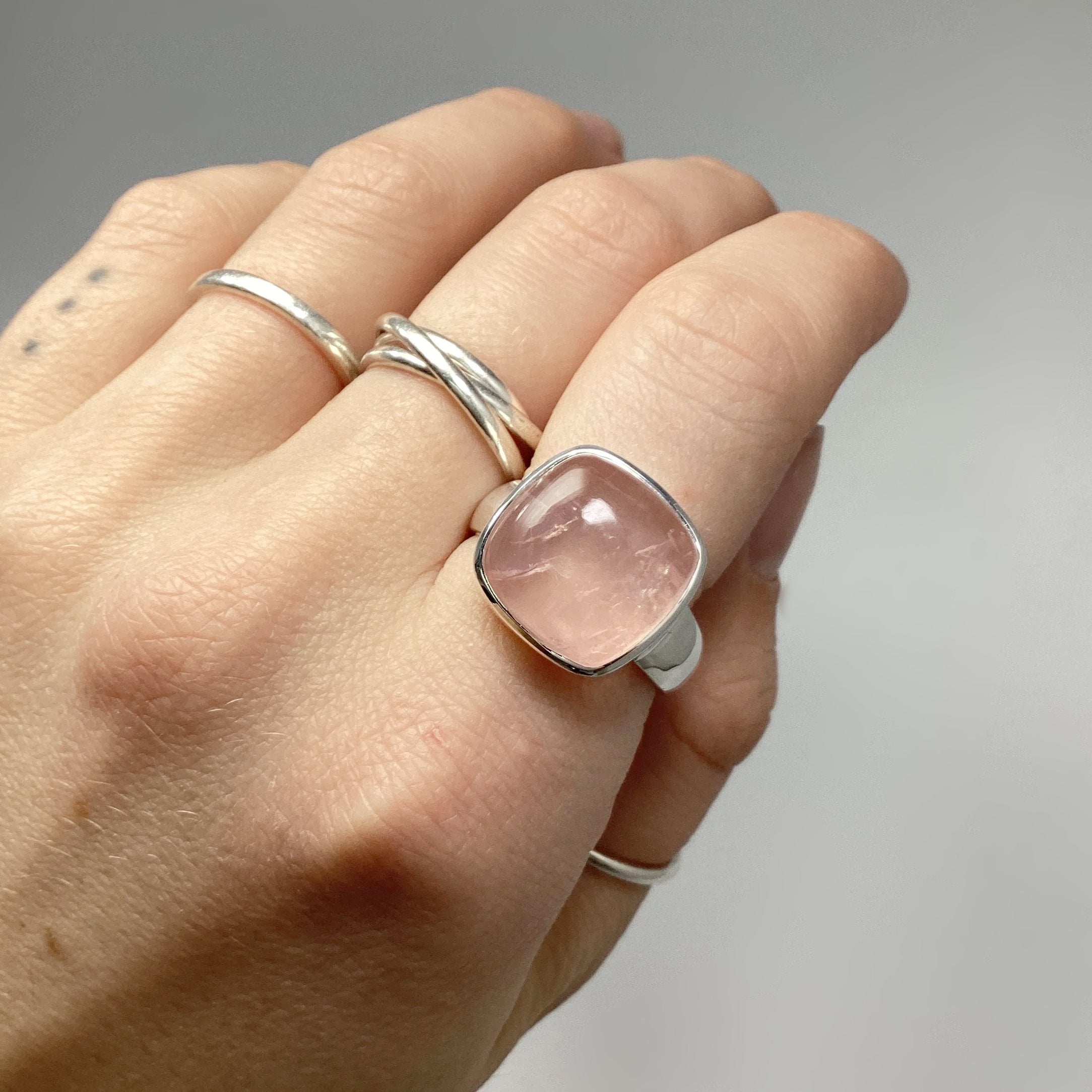 Rose Quartz Ring - Rocks and Gems Canada