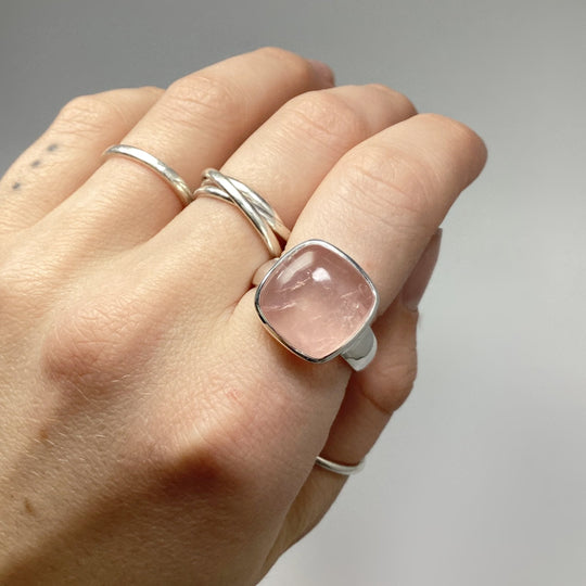 Rose Quartz Ring - Rocks and Gems Canada