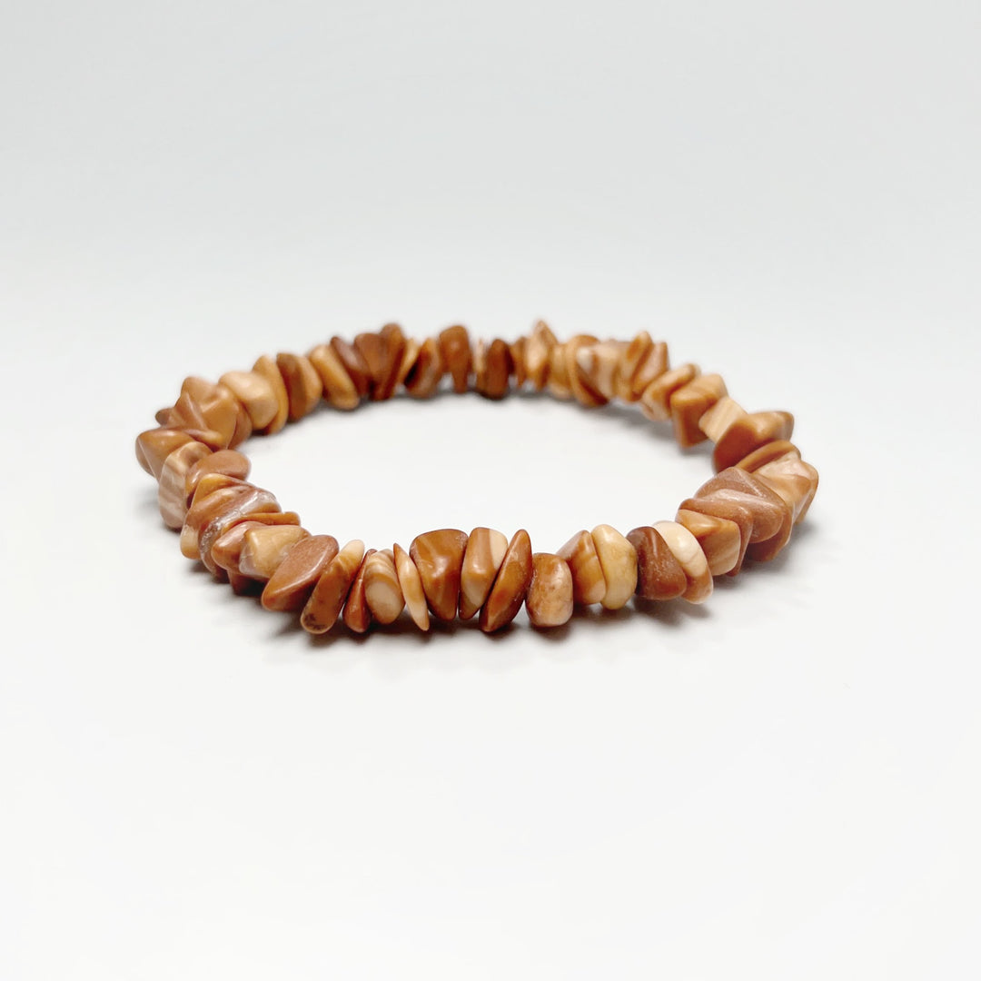 Mudline Jasper Chip Beaded Bracelet - Rocks and Gems Canada