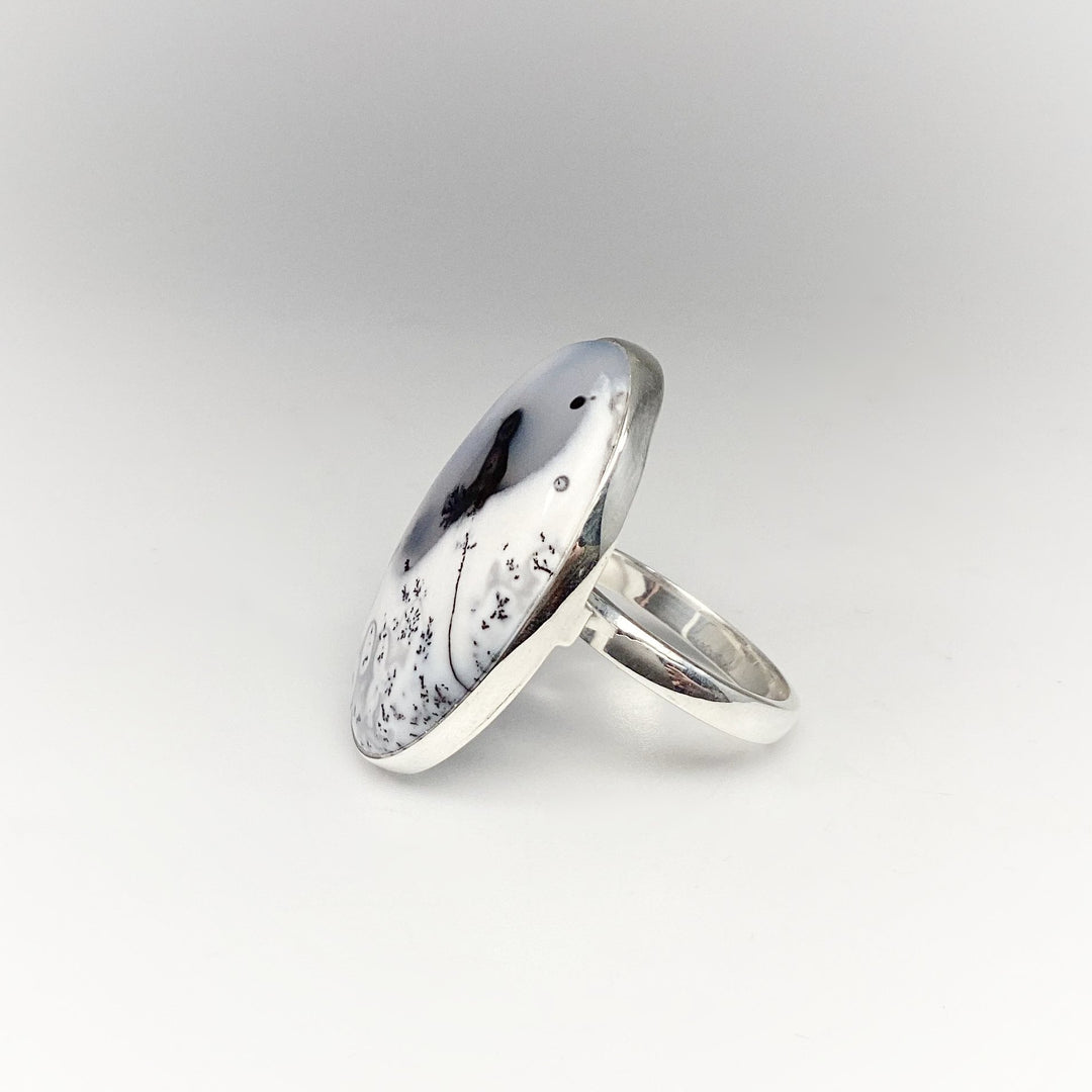 Dendritic Opal Ring - Rocks and Gems Canada