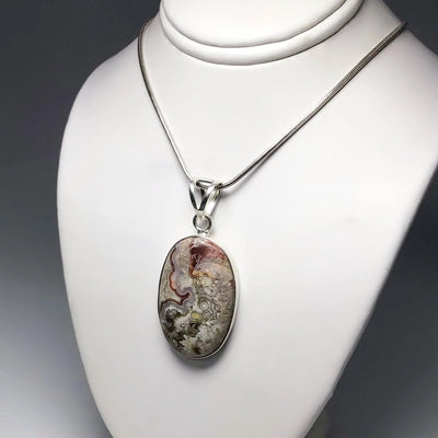 Crazy Lace Agate Pendant
