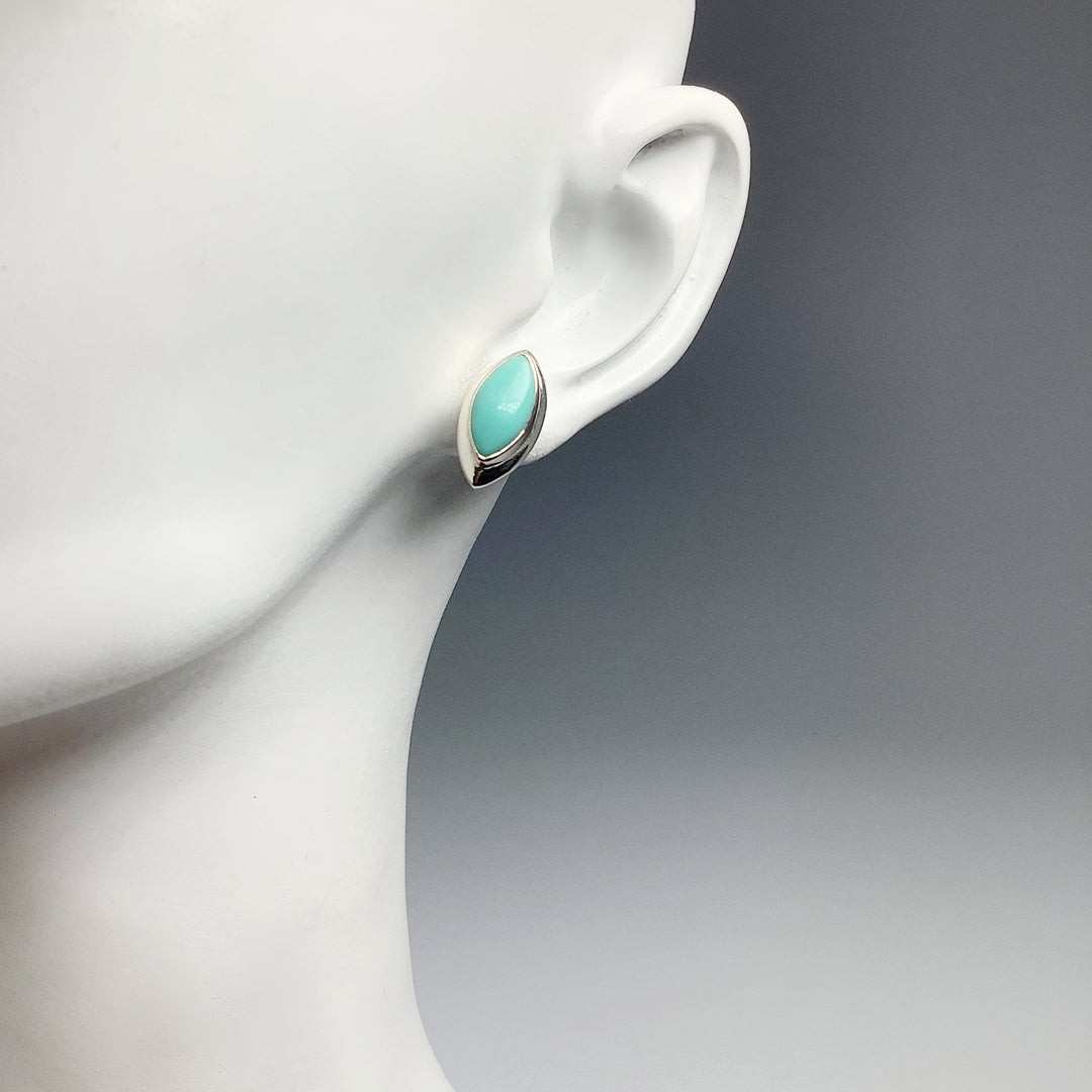Turquoise Stud Earrings - Rocks and Gems Canada