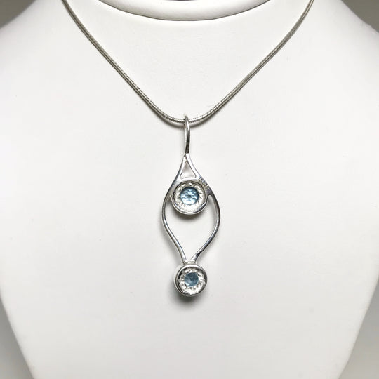 Blue Topaz Pendant - Rocks and Gems Canada