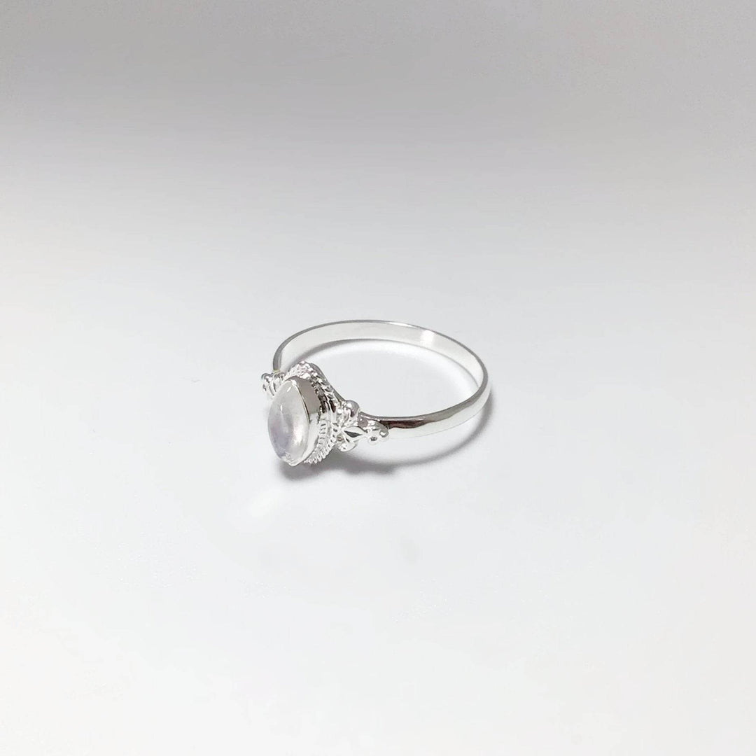 Rainbow Moonstone Ring - Rocks and Gems Canada