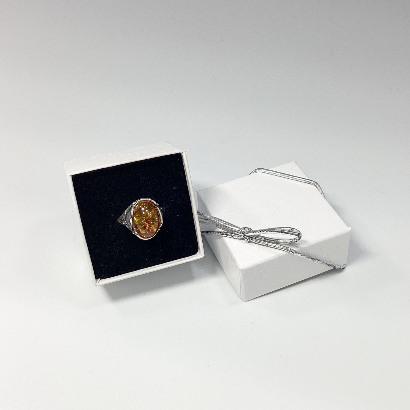 Cognac Amber Ring