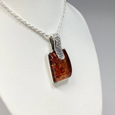 Cognac Amber Pendant