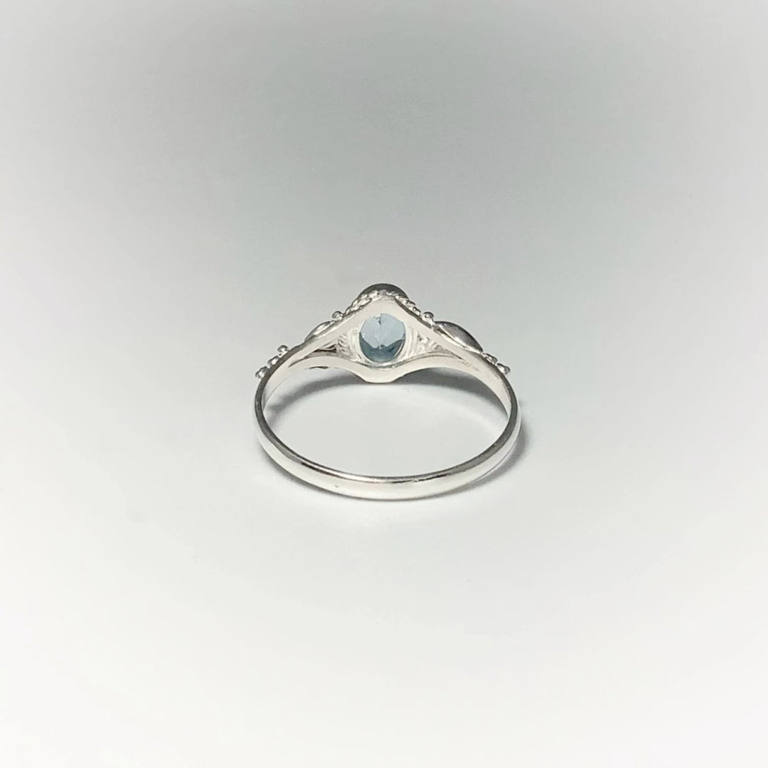 Blue Topaz Ring - Rocks and Gems Canada