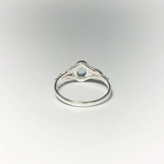 Blue Topaz Ring - Rocks and Gems Canada
