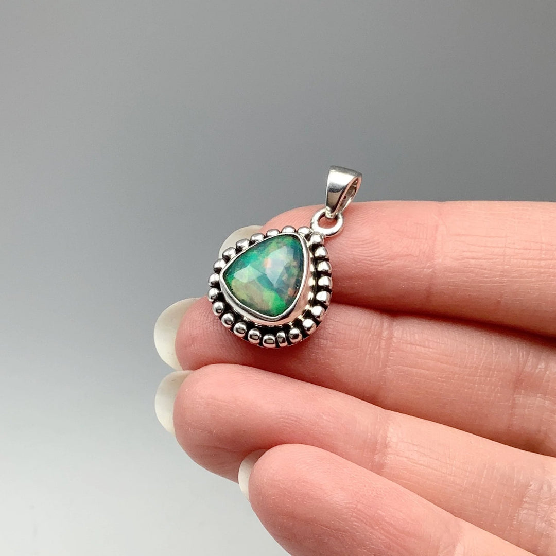 Fire Opal Pendant - Rocks and Gems Canada