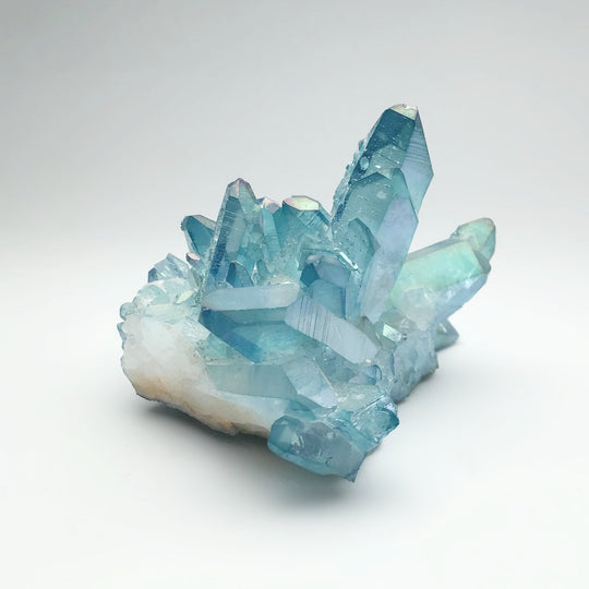 Aqua Aura Quartz Cluster - Rocks and Gems Canada