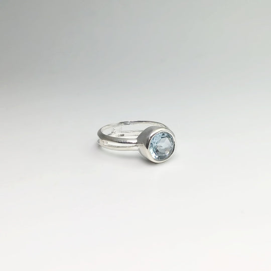 Blue Topaz Ring - Rocks and Gems Canada