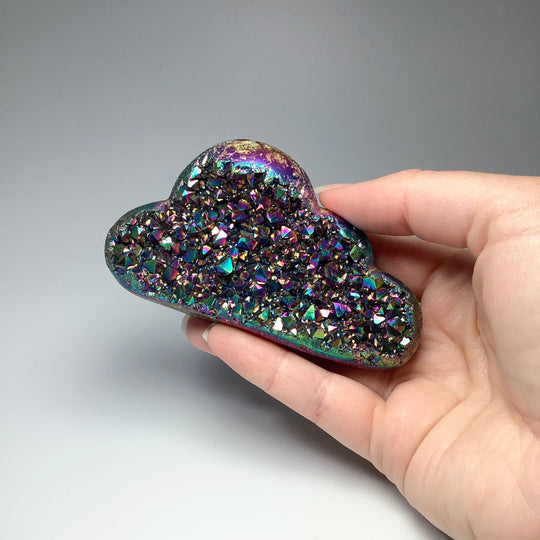Rainbow Amethyst Druze Cluster Cloud Carving - Rocks and Gems Canada