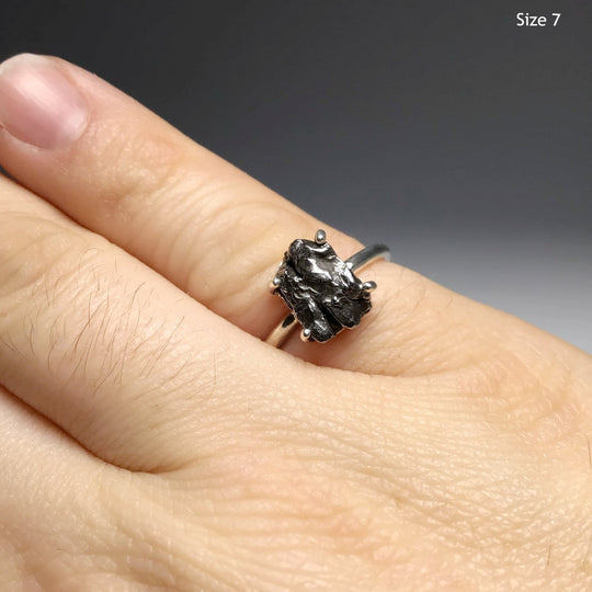 Campo Del Cielo Meteorite Ring - Rocks and Gems Canada