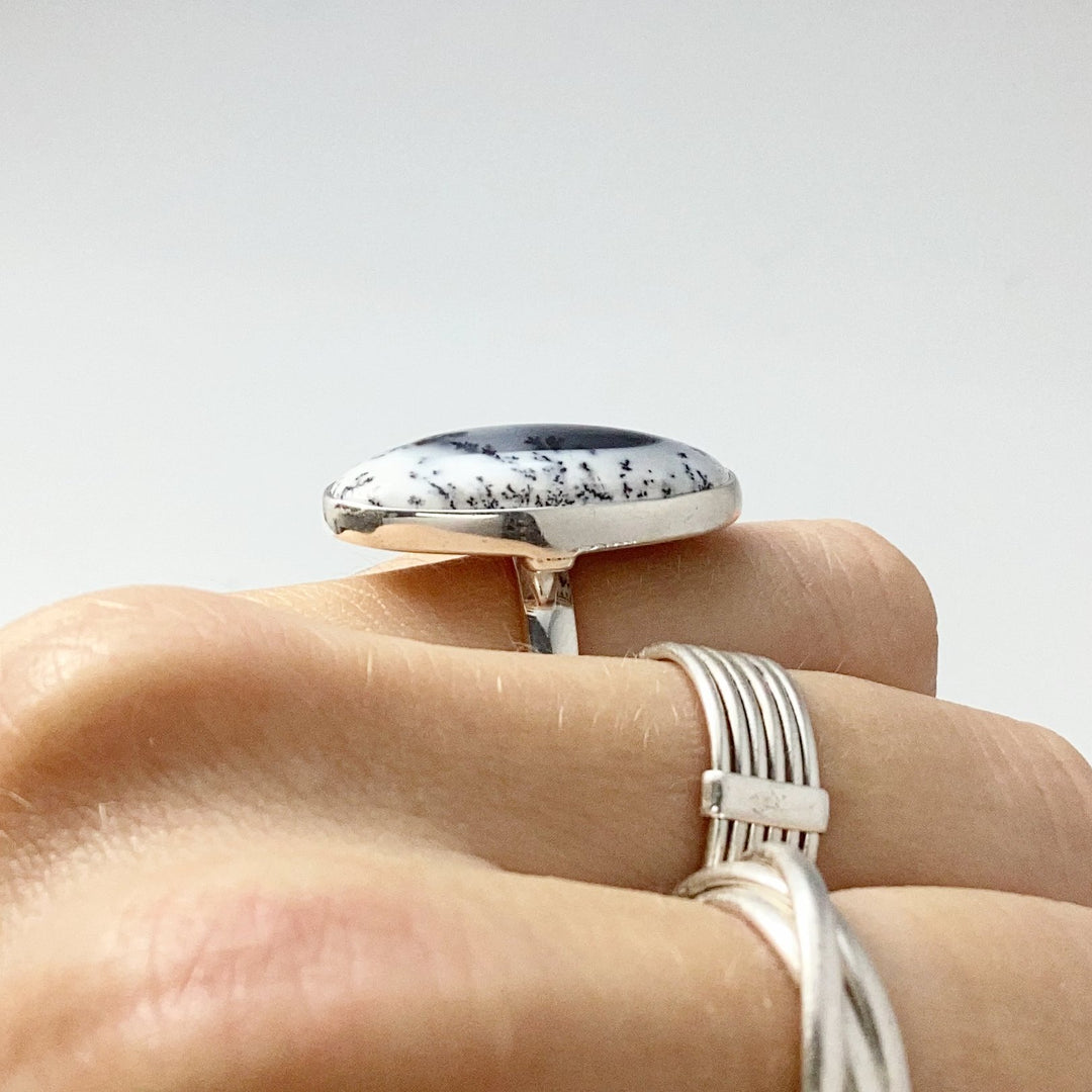 Dendritic Opal Ring - Rocks and Gems Canada
