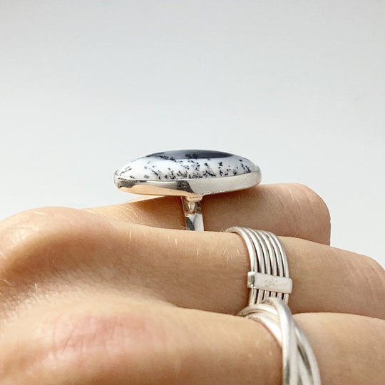 Dendritic Opal Ring - Rocks and Gems Canada